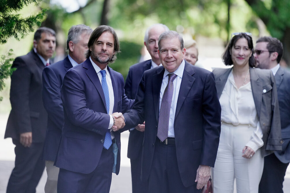 Lacalle Pou recibió al venezolano González Urrutia