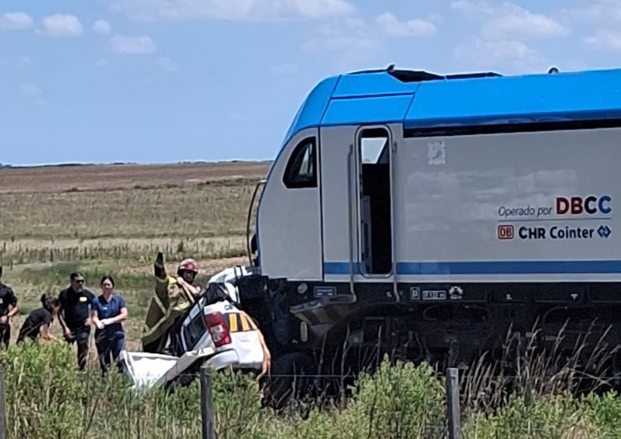 Dos policías fallecieron en siniestro ferroviario en Durazno