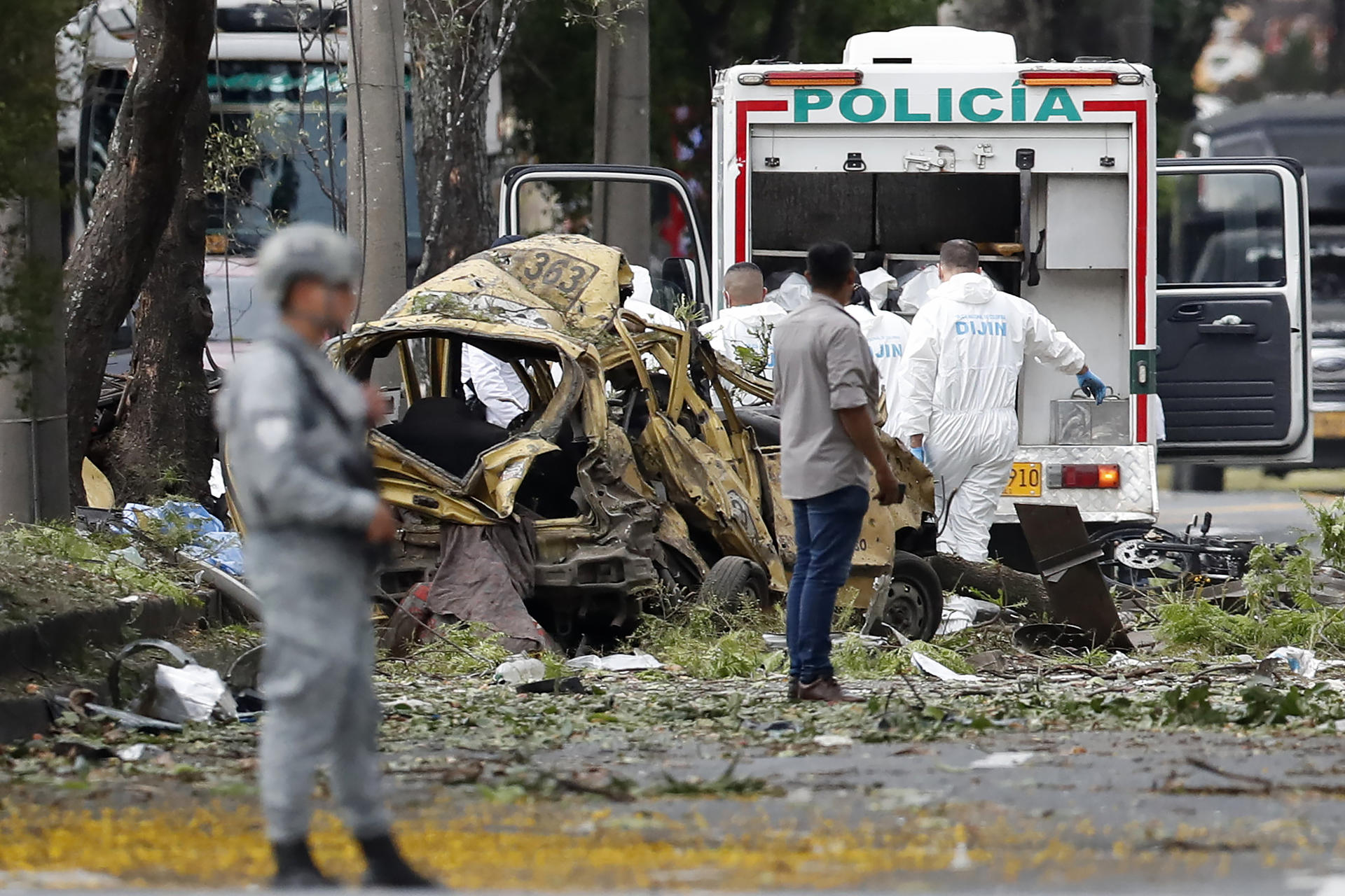 Uruguay expresa su "más firme repudio" a los atentados en Colombia