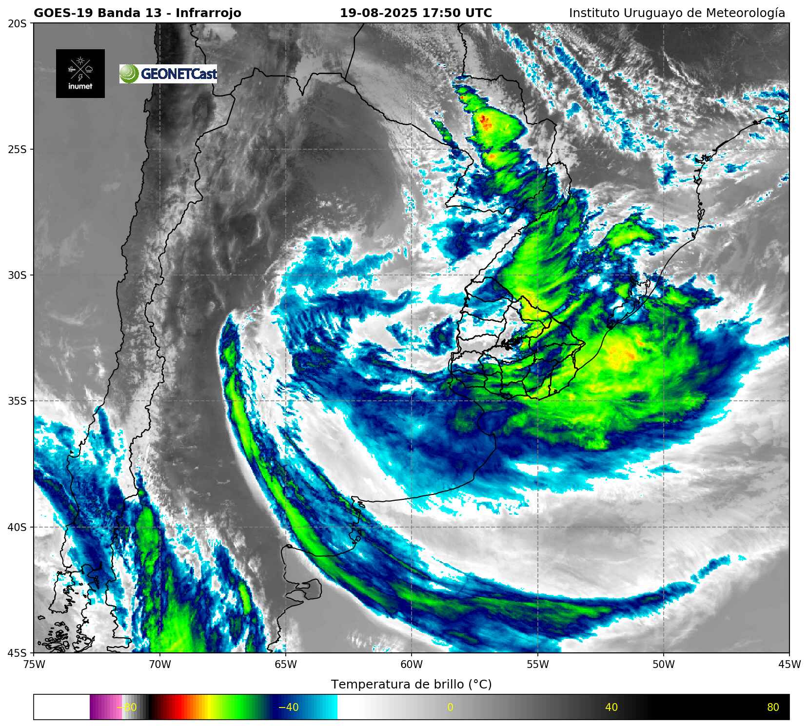 Prevén rachas de hasta 80 km/h y lluvias abundantes