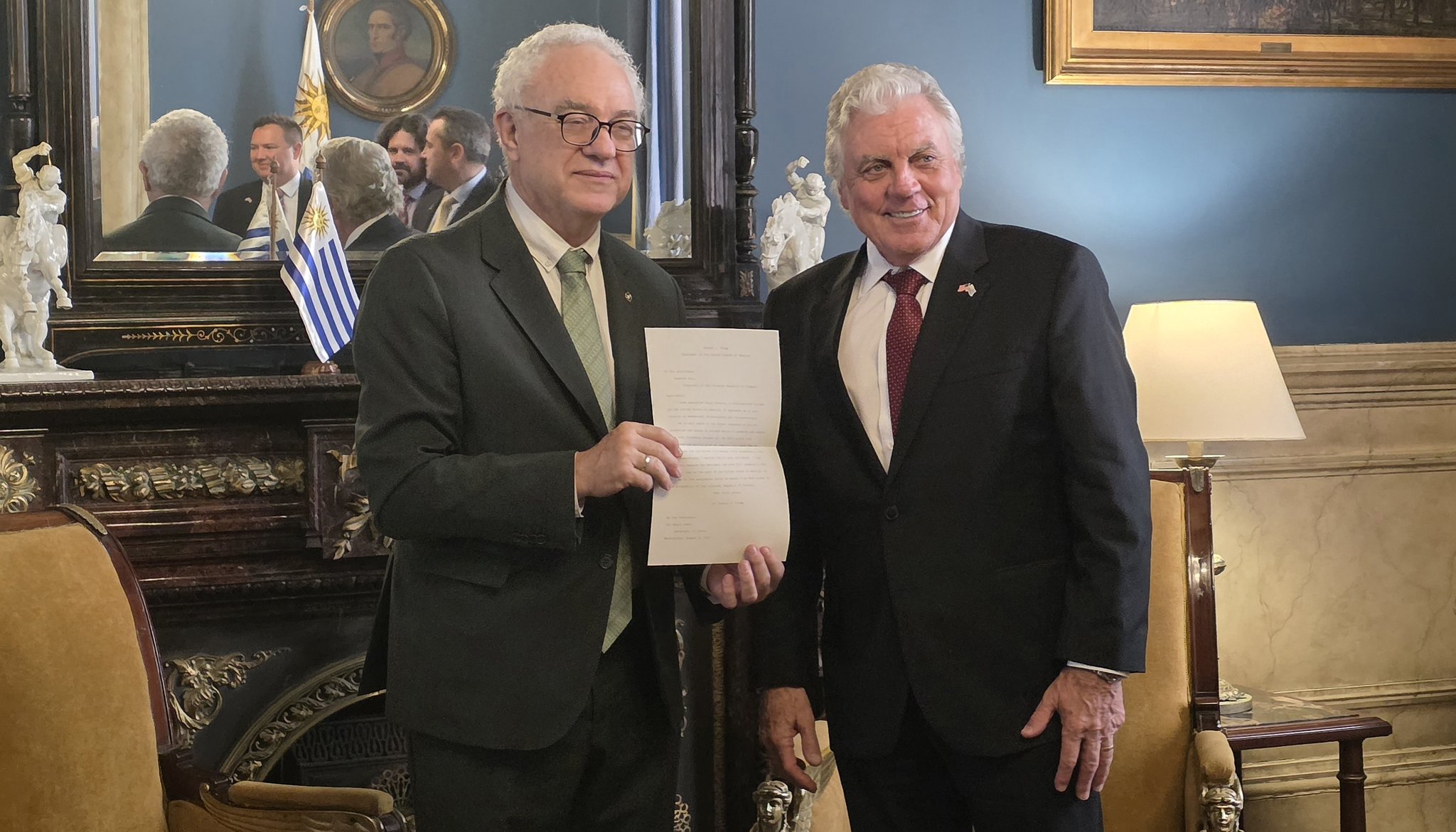 El canciller recibió al nuevo embajador de Estados Unidos