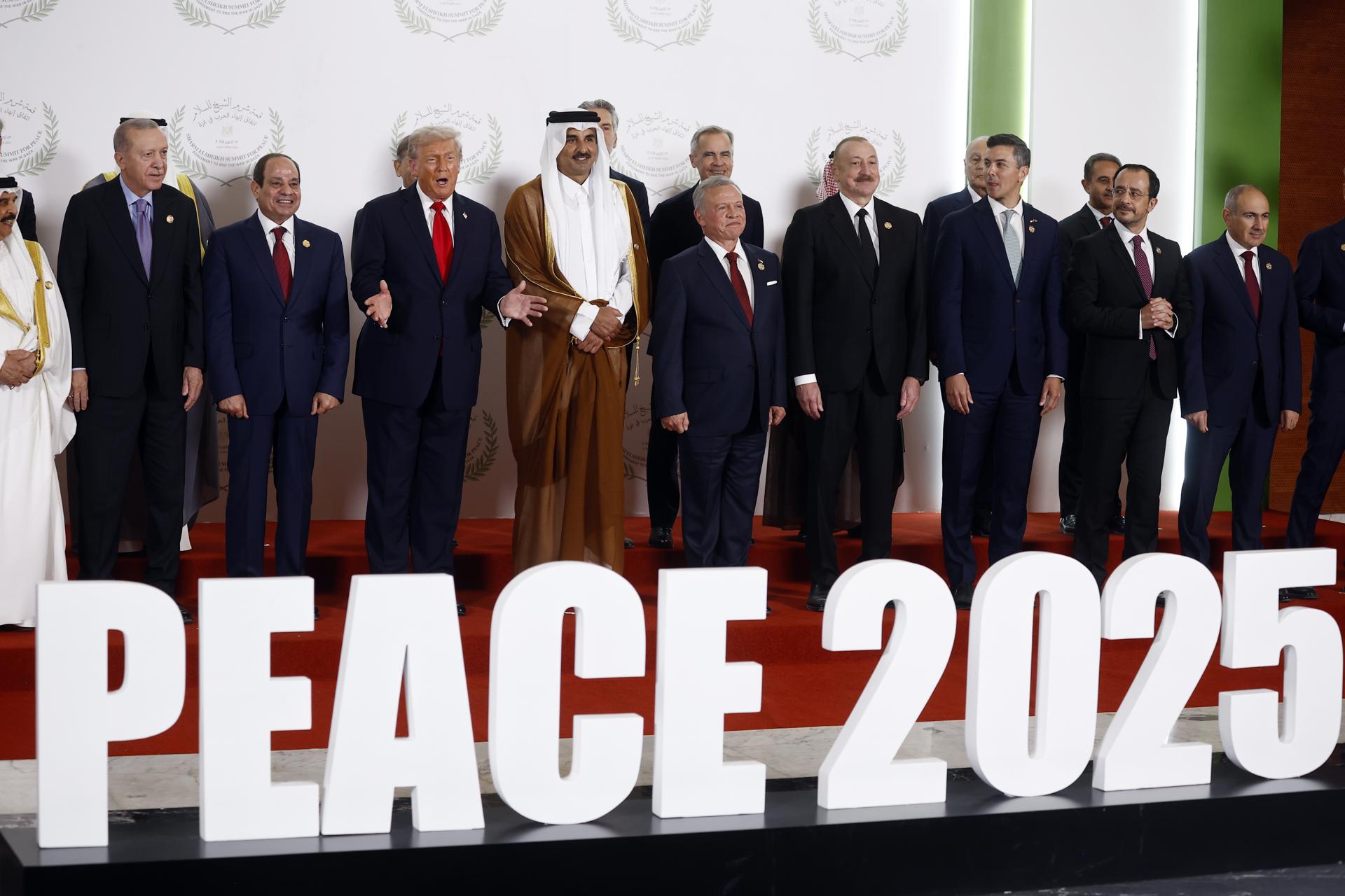 Trump y sus homólogos de Egipto, Catar y Turquía firman el fin de la guerra en Gaza