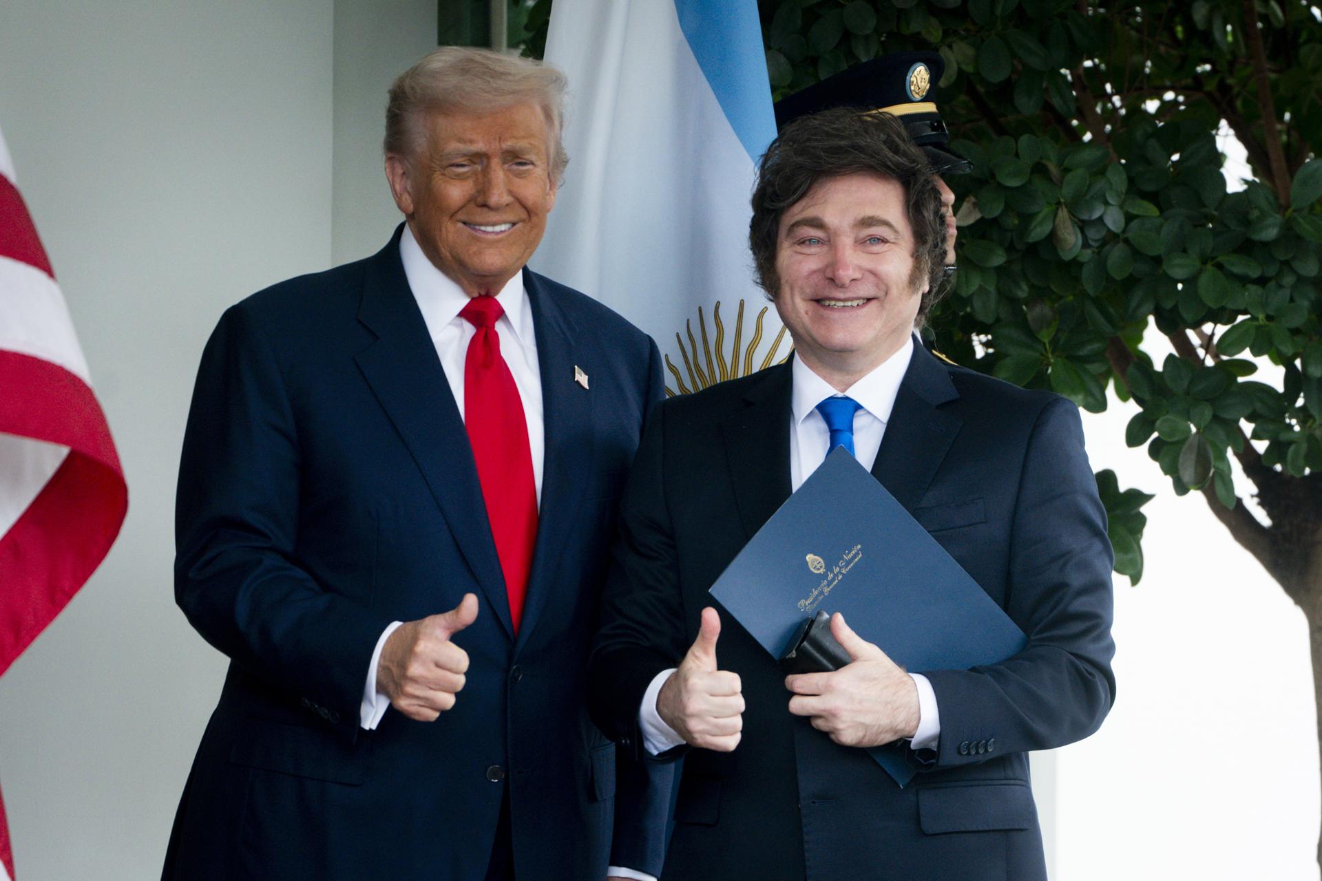 Trump condiciona la ayuda a Argentina a una victoria de Milei en las ...