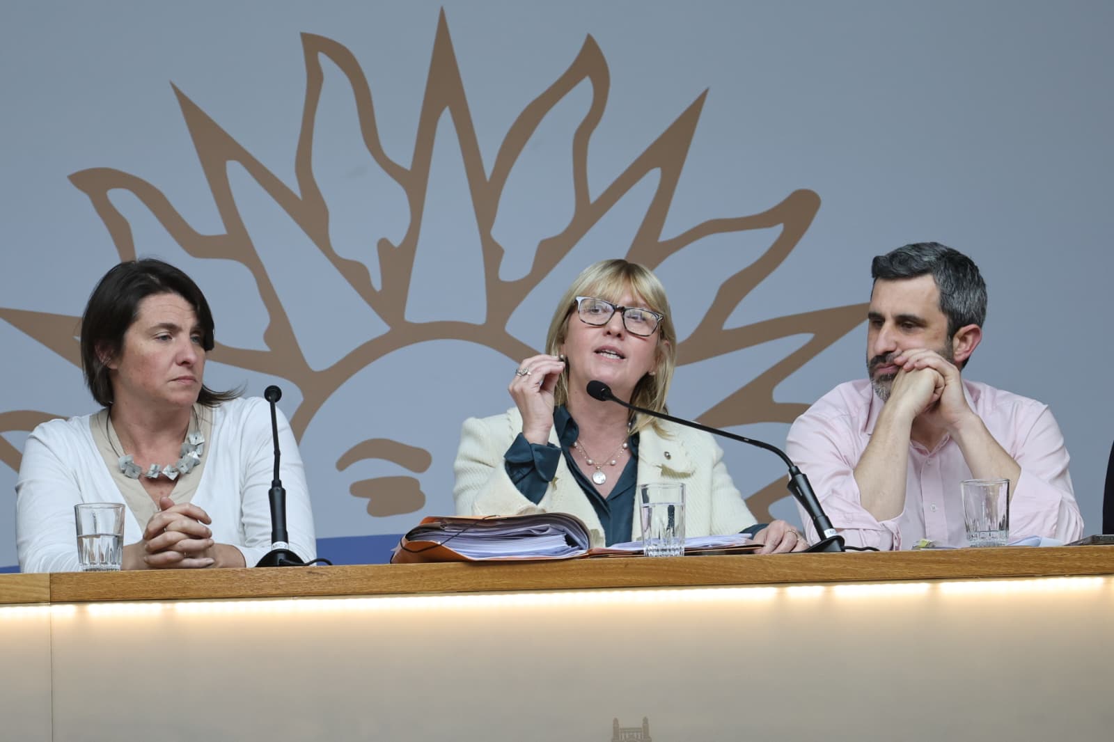 Sotelo será quien interpele a Lustemberg, que ratificó la permanencia de Danza en ASSE