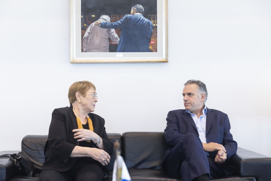 Bachelet visitó a Orsi: “hablamos sobre el multilateralismo y las Naciones Unidas”, dijo