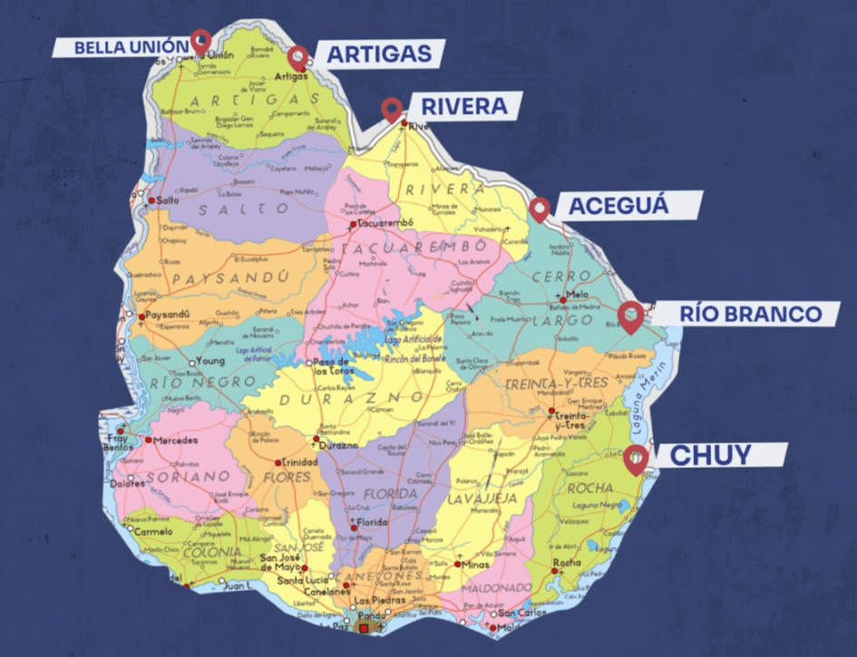 Rigen los beneficios para las localidades fronterizas con Brasil