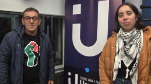 Foto: Jorge Vignolo y Daniela Lópes nos visitaron en Radio Uruguay. Tamara Mardones/ RNU.