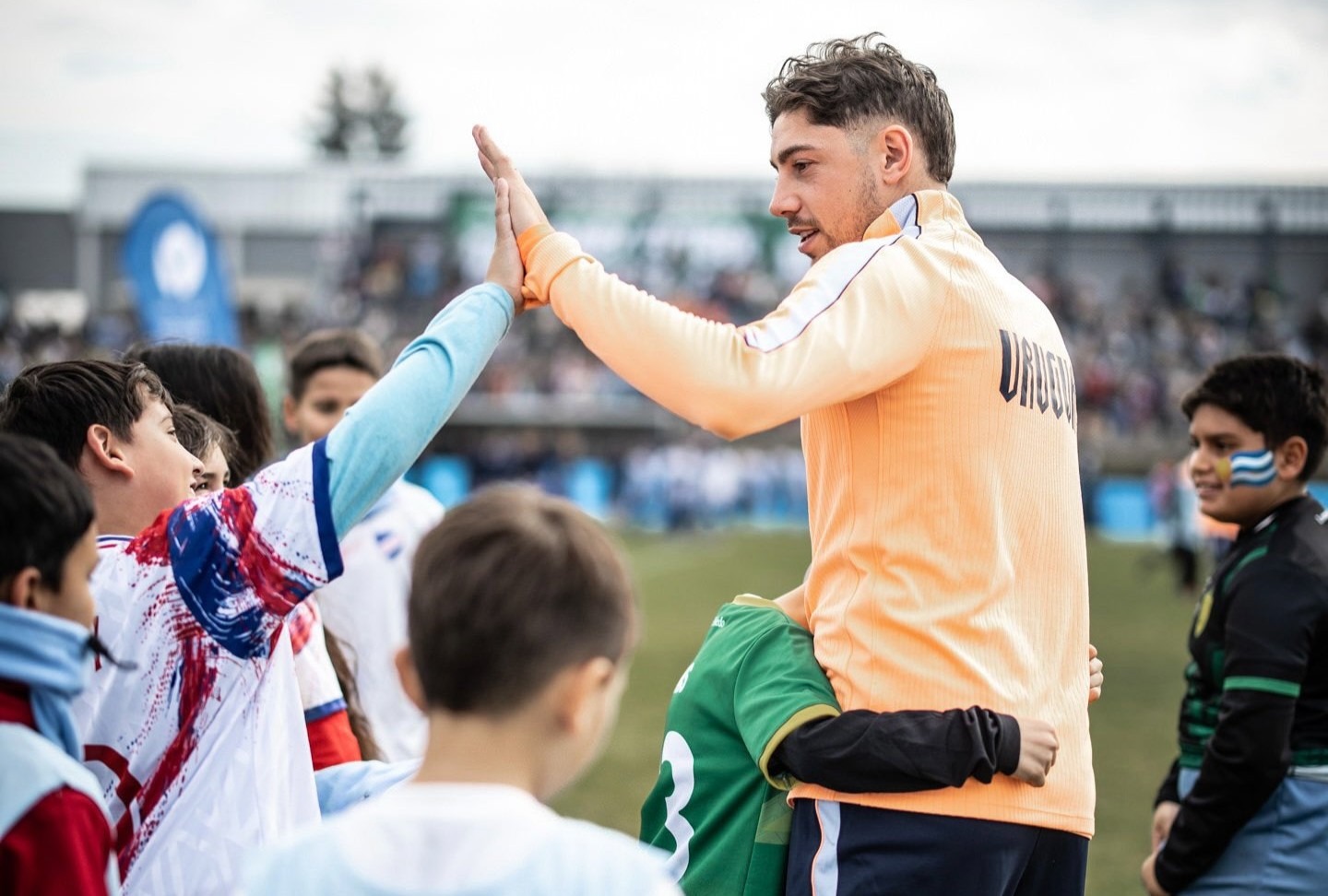 La Selección compartió la mañana con más de 600 niños en Pando